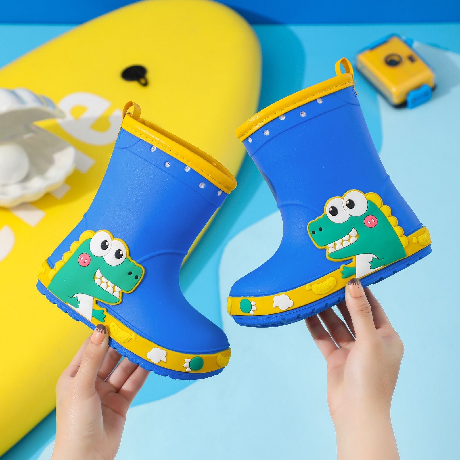 Bottes de Pluie Princesse Fille — Antidérapantes & Adorables — vue arrière