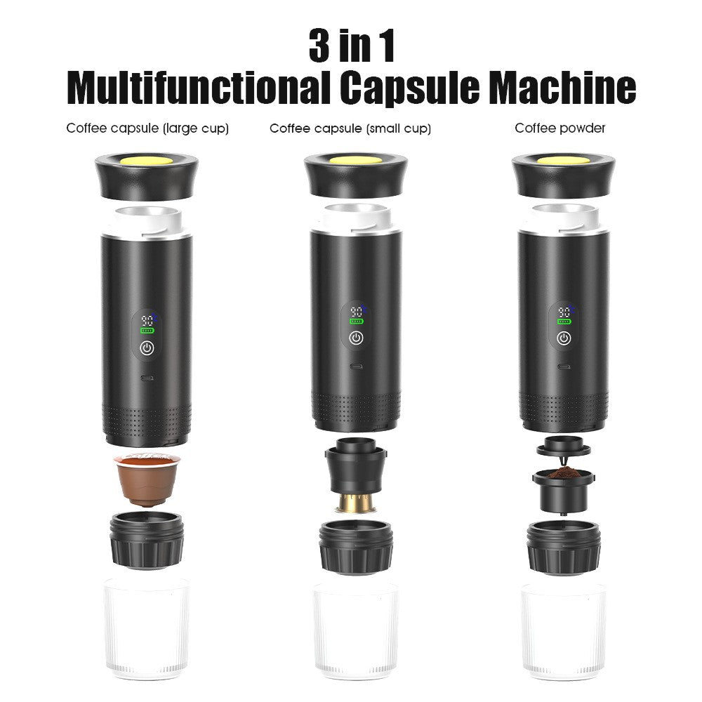 Machine a cafe portable voyage - differentes couleurs disponibles