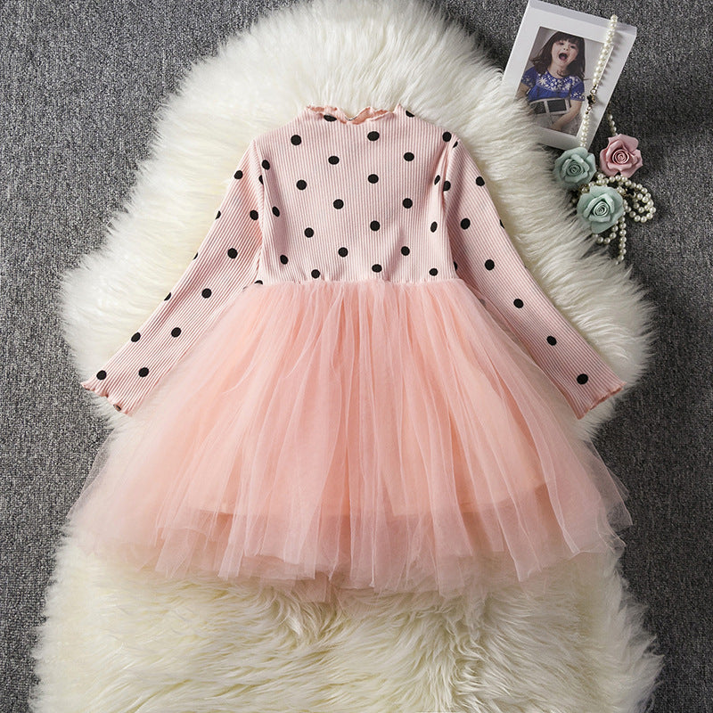 Robe Tutu Dentelle Bébé Fille Tenue Cérémonie - photo 2
