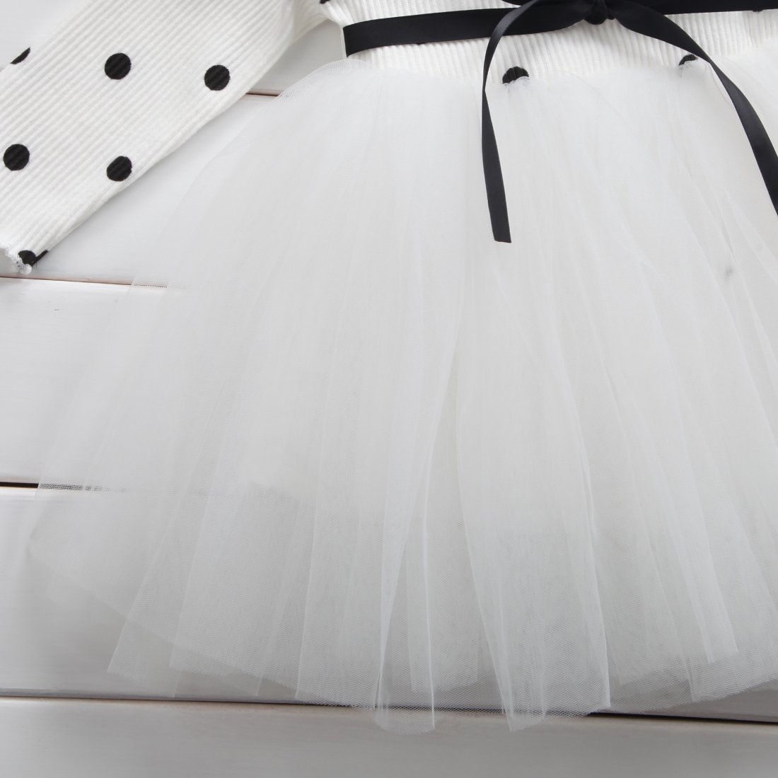 Robe Tutu Dentelle Bébé Fille Tenue Cérémonie - photo 8