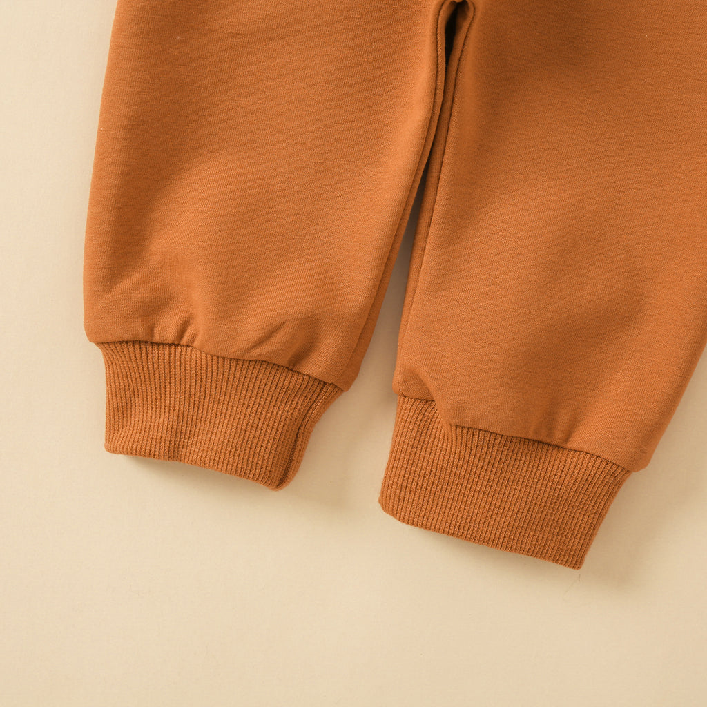 Ensemble 2 Pièces Enfant — Haut Lettres & Pantalon — détail matière