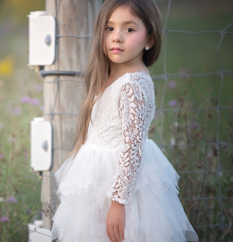 Jupe Enfant Ajourée Automne-Hiver Tutu Fille Élégant - photo 3