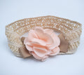 Bandeau Dentelle Bébé Fille Accessoire Cheveux Élégant - photo 3