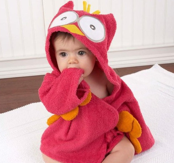 Cape de Bain Bébé Animaux Rigolos Serviette Douce Capuche - photo 10