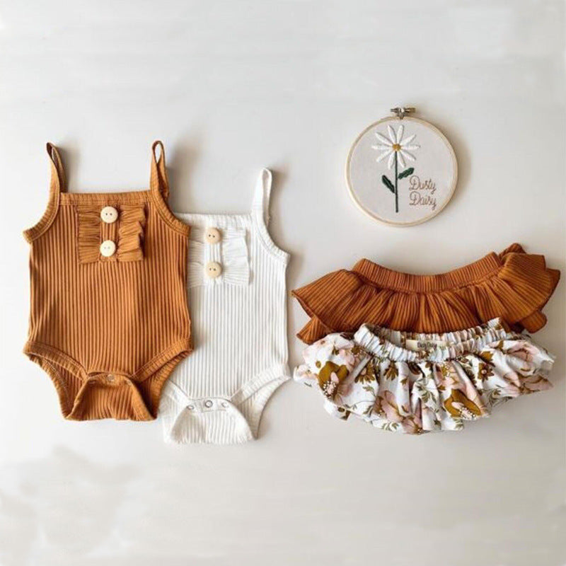 Ensemble Été Bébé Fille — Body & Jupe Charmante — vue principale