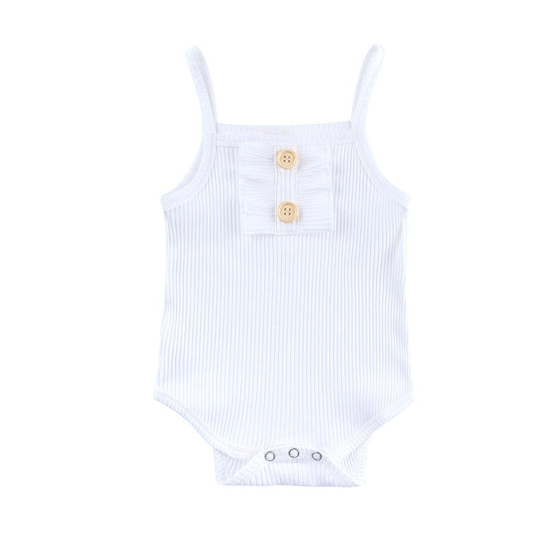 Ensemble Été Bébé Fille — Body & Jupe Charmante — vue de face