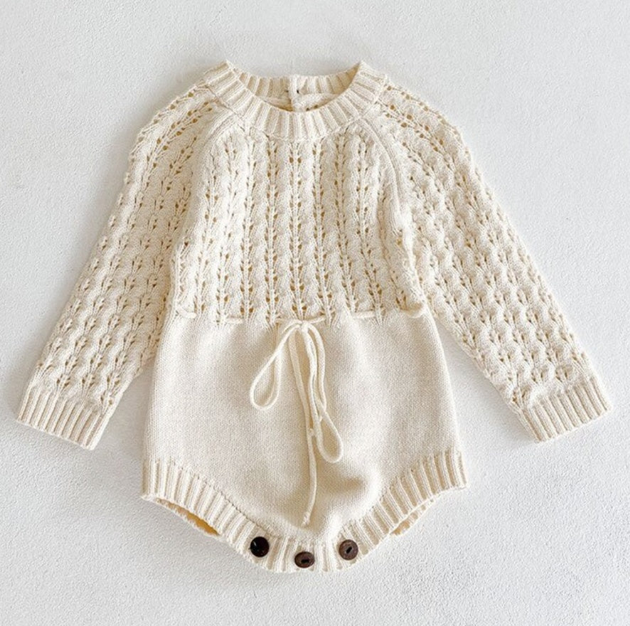 Ceinture Tricotée Bébé Fille Accessoire Mode Ajouré - photo 1