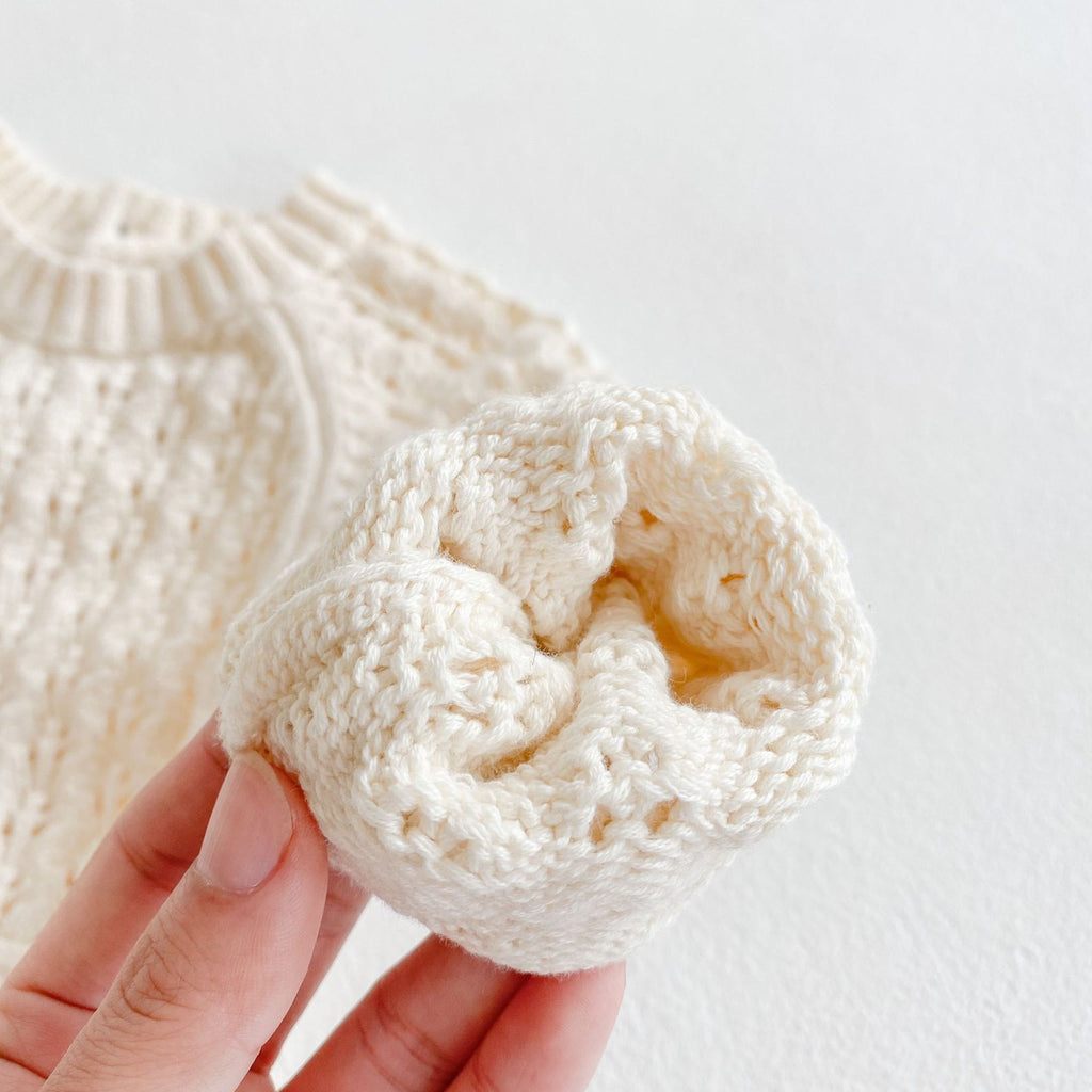 Ceinture Tricotée Bébé Fille Accessoire Mode Ajouré - photo 3