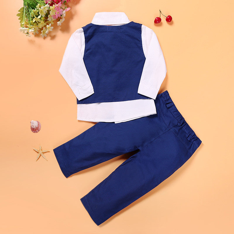 Ensemble Gentleman Garçon Gilet et Costume Élégant Enfant - photo 5