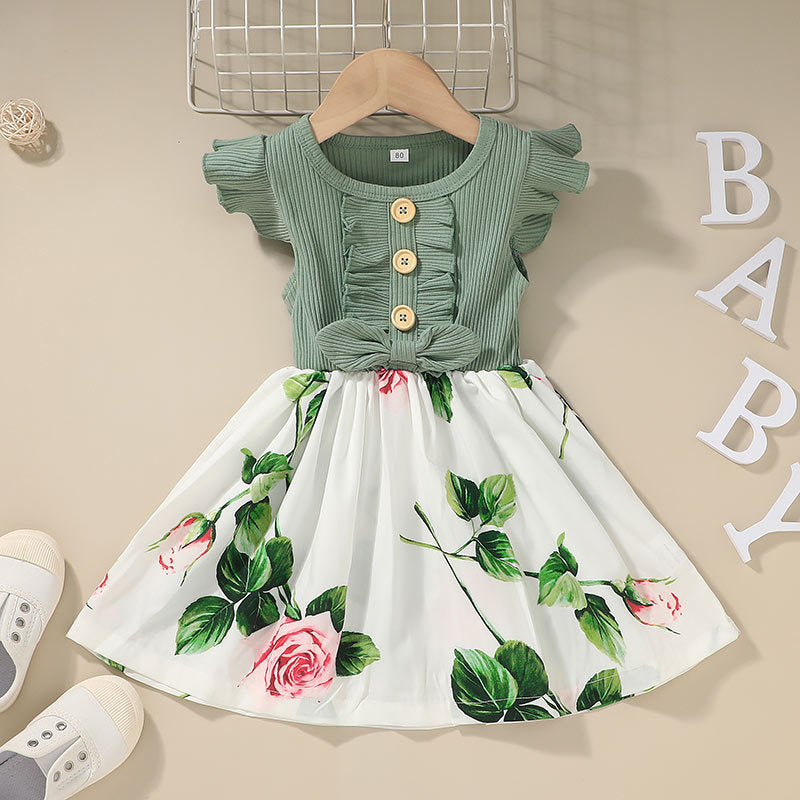 Robe Fleurie Fille Colorée Été Élégante - photo 7