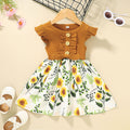 Robe Fleurie Fille Colorée Été Élégante - photo 3