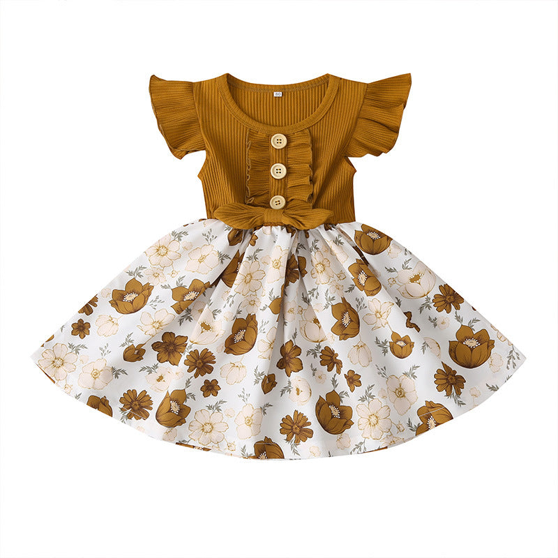 Robe Fleurie Fille Colorée Été Élégante - photo 2