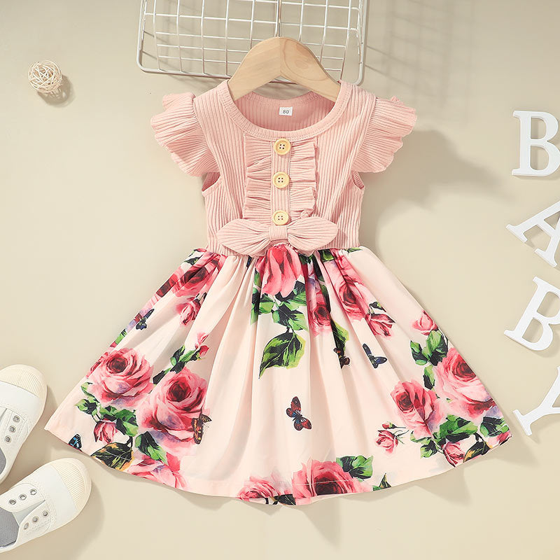 Robe Fleurie Fille Colorée Été Élégante - photo 6