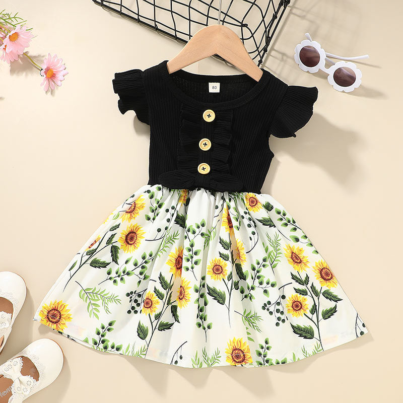 Robe Fleurie Fille Colorée Été Élégante - photo 4