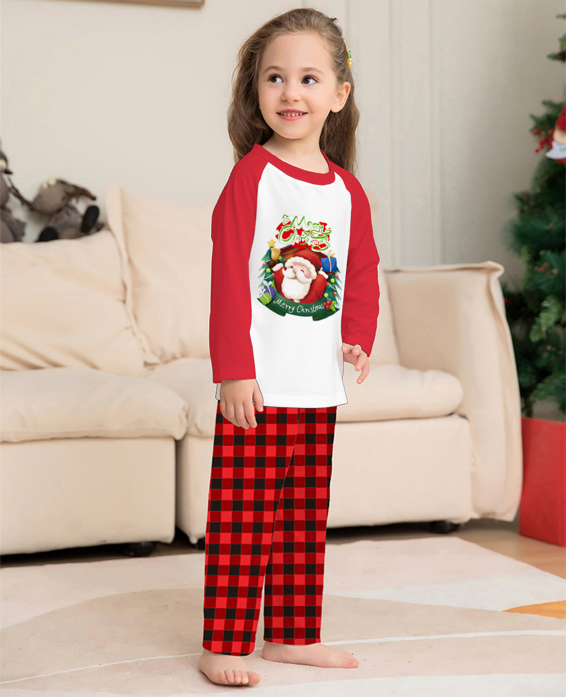 Ensemble Parent Enfant Noël Tenue Assortie Famille - photo 6