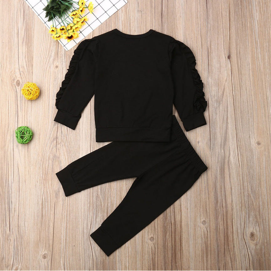 Ensemble 2 Pièces Bébé — Sweat Manches Longues & Pantalon — vue de côté