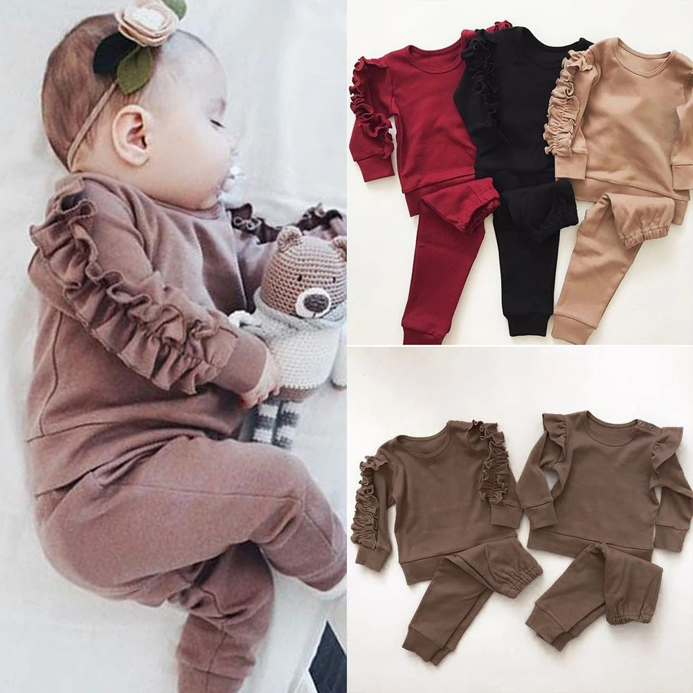 Ensemble 2 Pièces Bébé — Sweat Manches Longues & Pantalon — vue principale