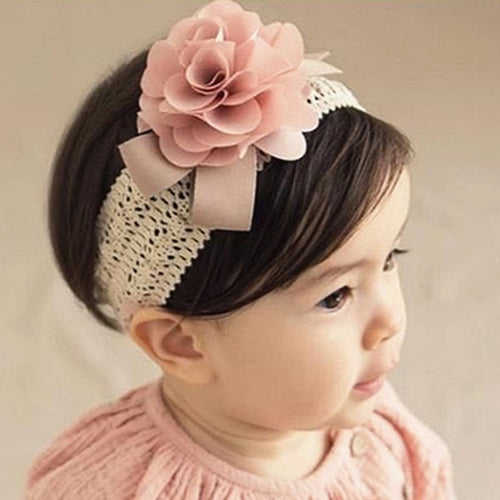 Bandeau Dentelle Bébé Fille Accessoire Cheveux Élégant - photo 1