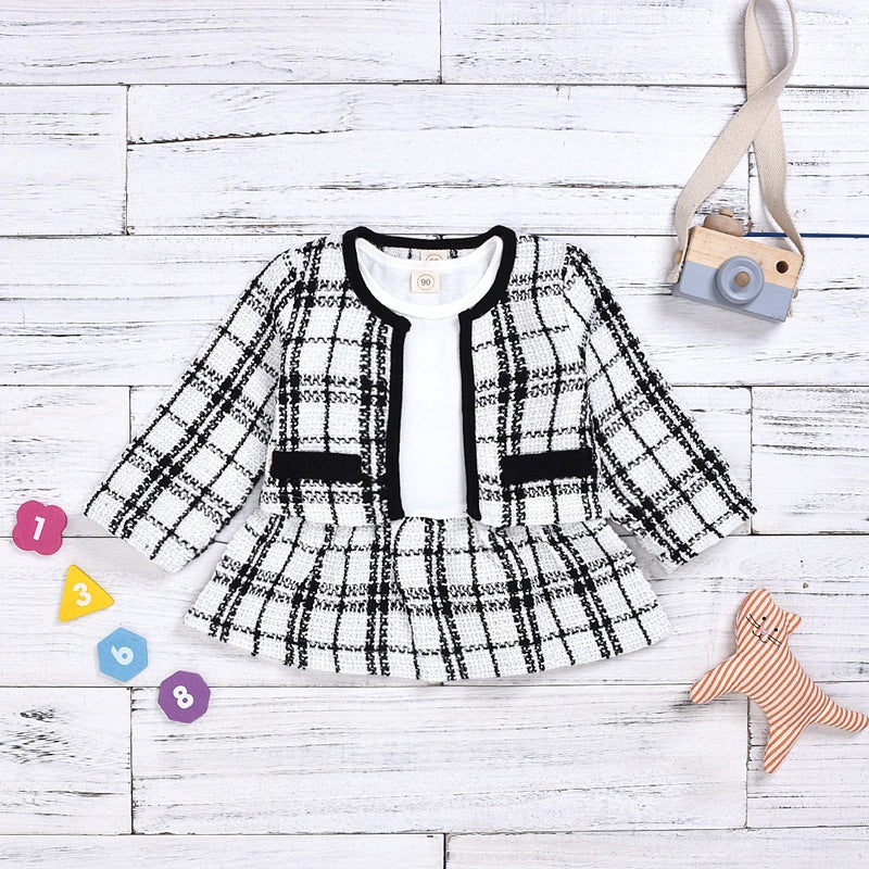 Robe Deux Pieces Manches Longues Fille Style Elegant - photo 5