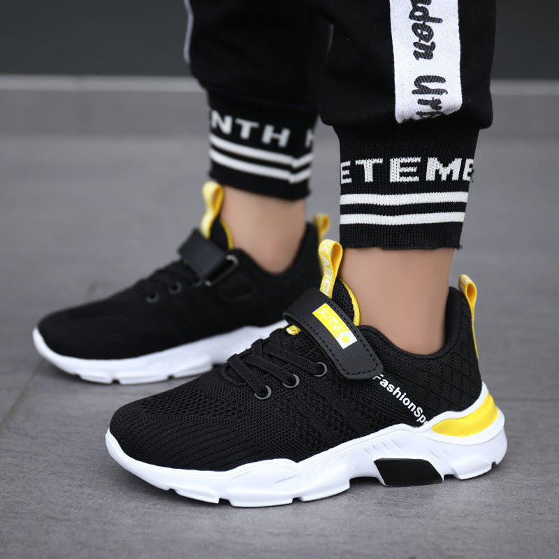 Chaussures Sport Cuir Garçon — Semelle Souple & Confort — vue dessus