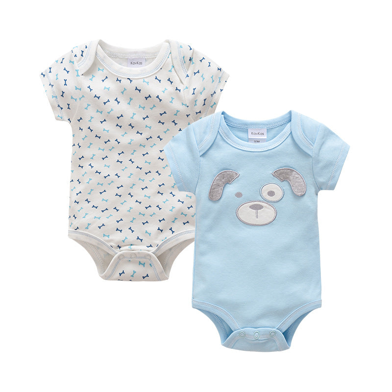 Grenouillère Sans Manches Bébé Tenue Nouveau-né Légère - photo 3