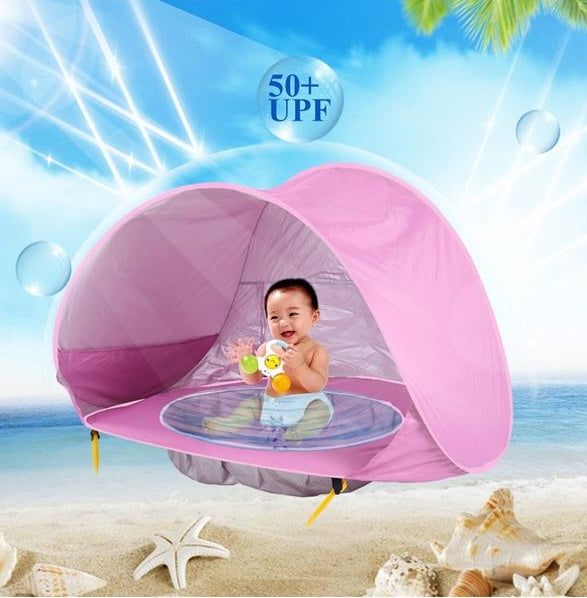 Tente de Plage Bebe Abri Soleil Portable Camping - photo 3