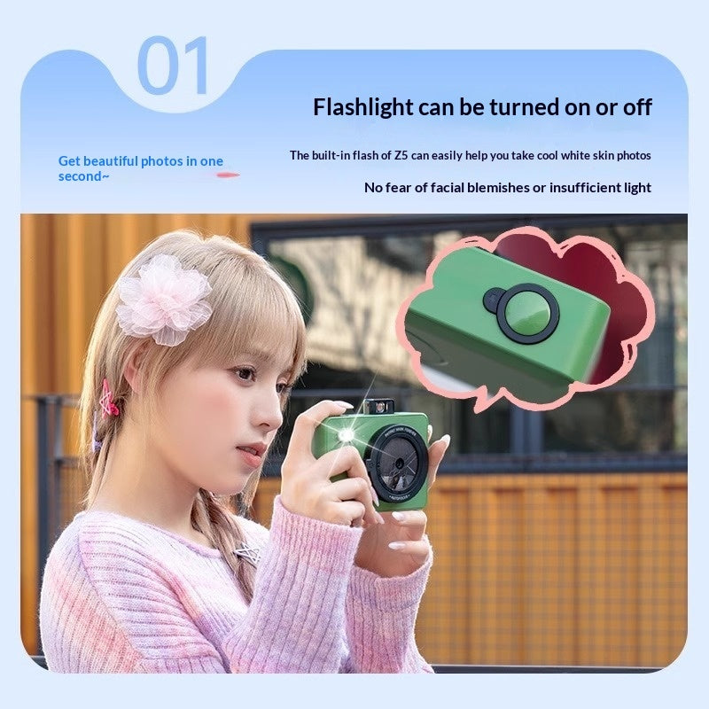 Imprimante Photo Portable Z5 — Appareil Photo Instantané pour Enfants & Étudiants