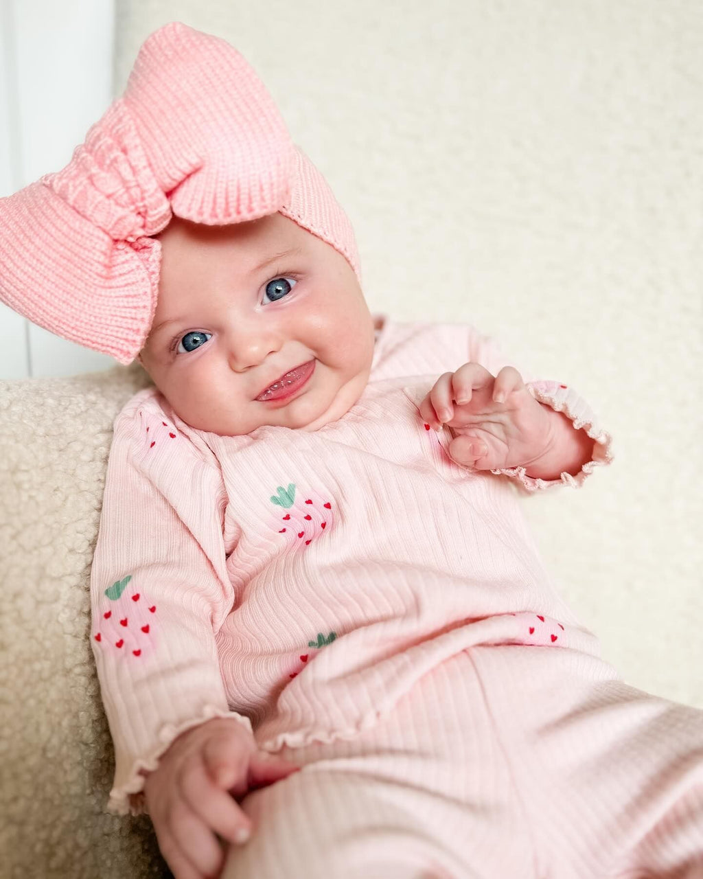 Ensemble 3 Pièces Bébé Imprimé — Tenue Adorable — vue ensemble