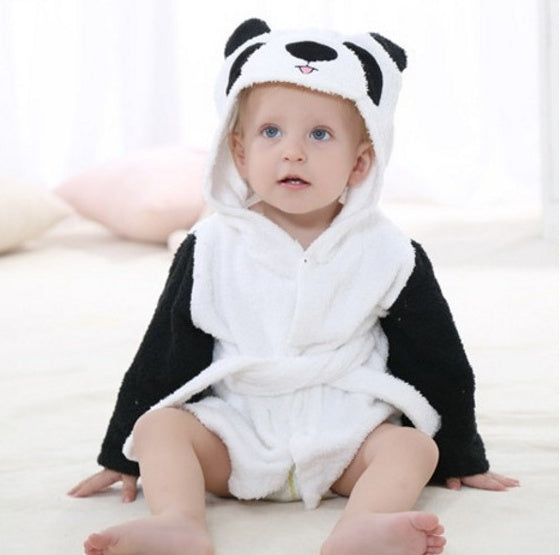 Cape de Bain Bébé Animaux Rigolos Serviette Douce Capuche - photo 17