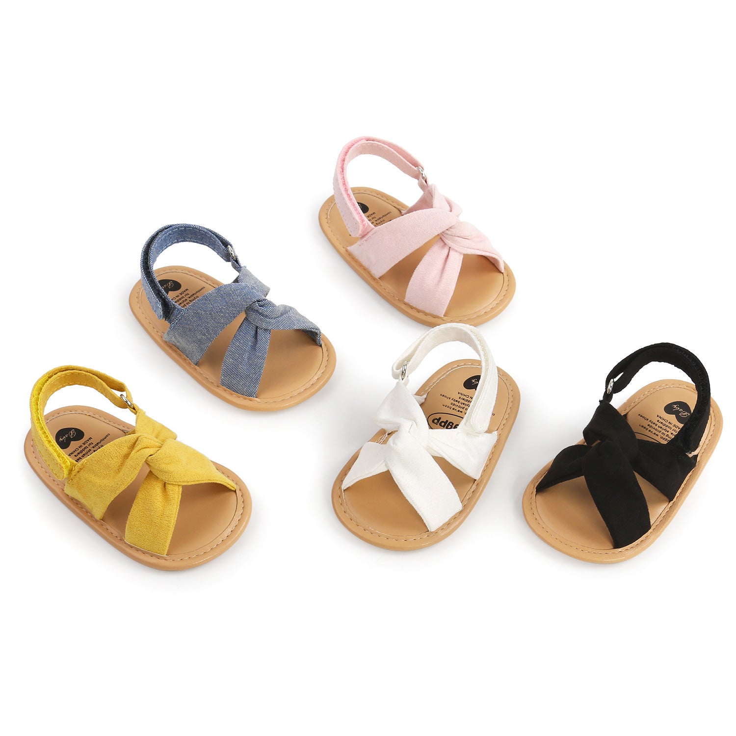 Sandales Croisées Bébé — Printemps & Été Confortables — vue semelle