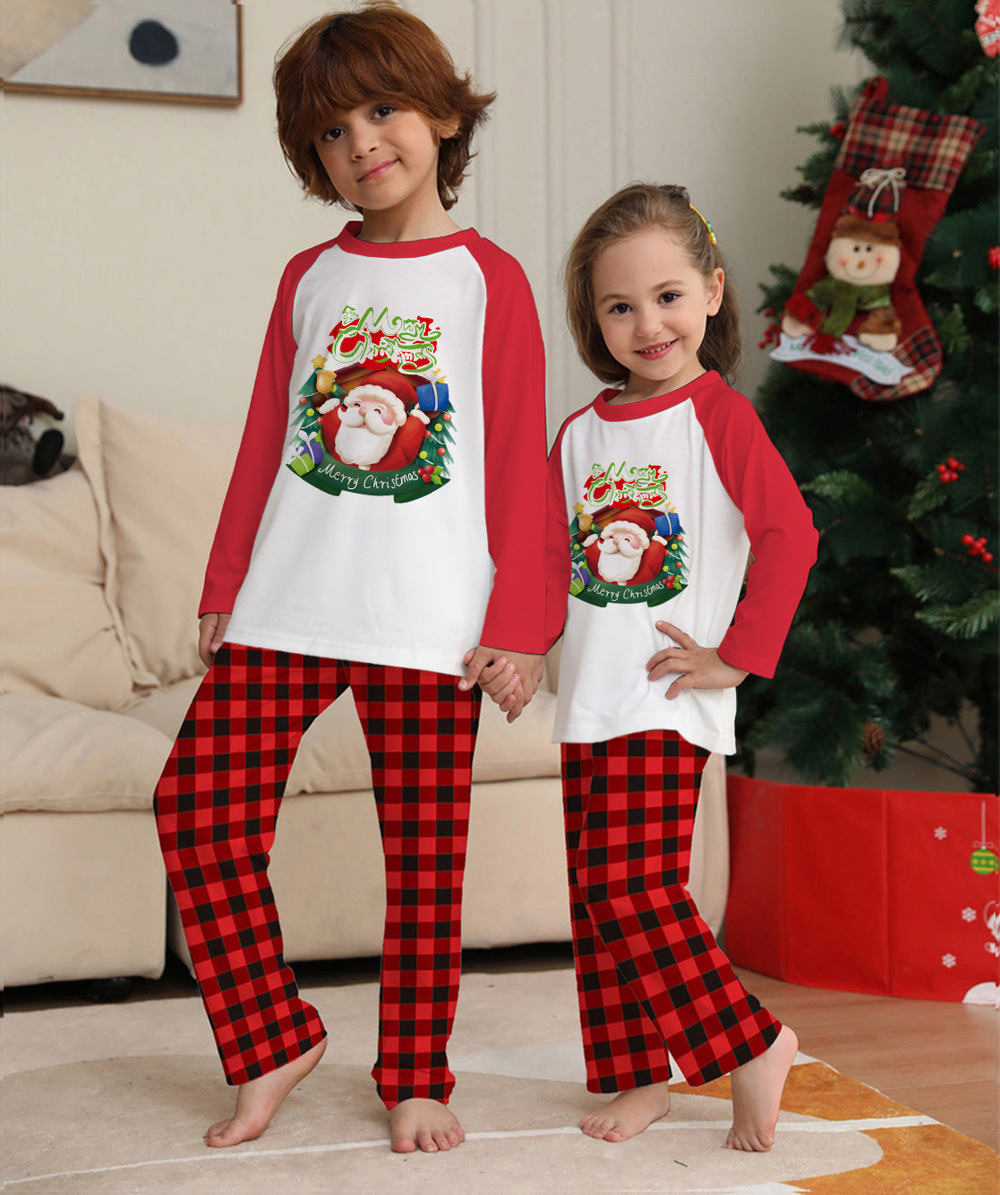 Ensemble Parent Enfant Noël Tenue Assortie Famille - photo 2