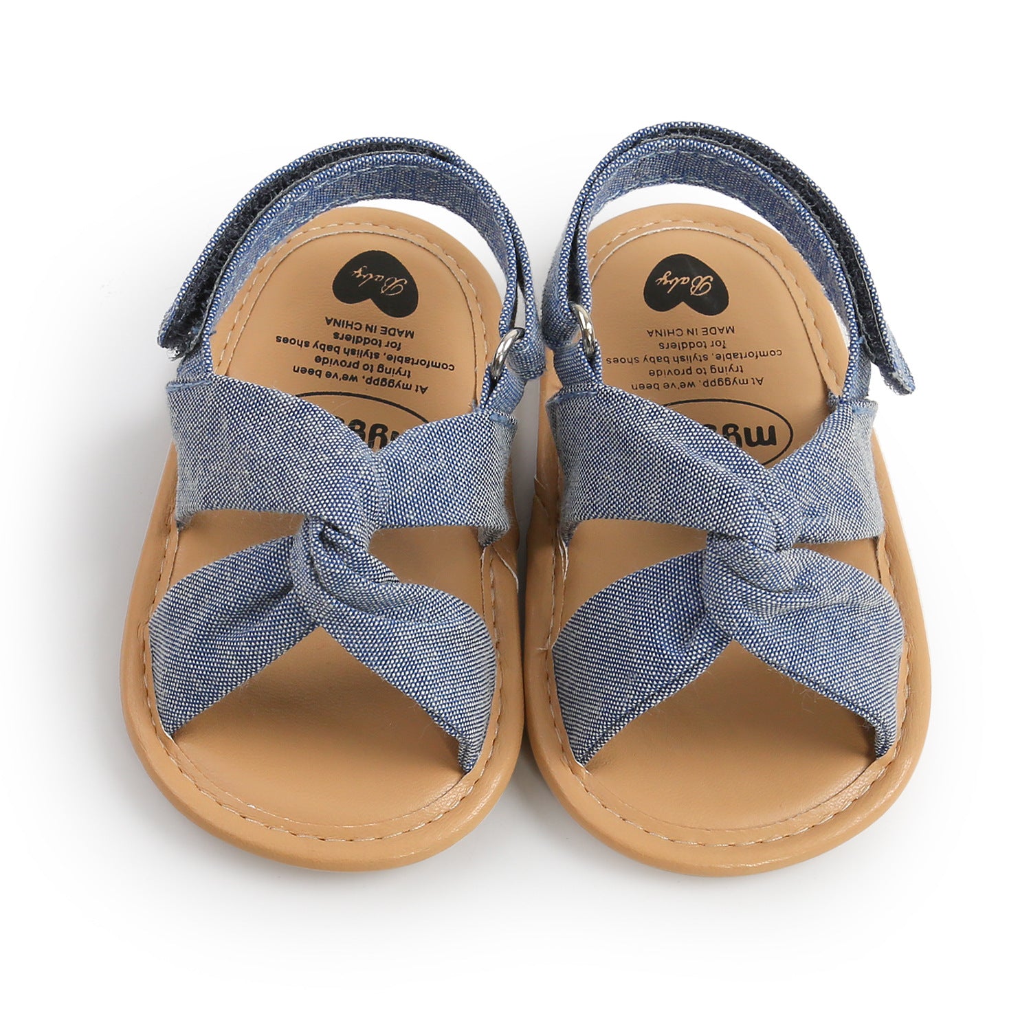 Sandales Croisées Bébé — Printemps & Été Confortables — détail matière