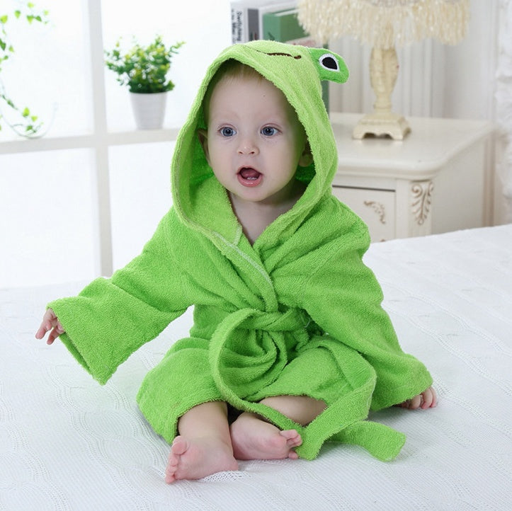 Cape de Bain Bébé Animaux Rigolos Serviette Douce Capuche - photo 18