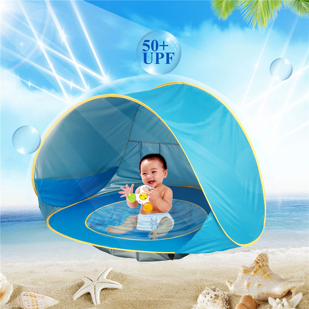 Tente de Plage Bebe Abri Soleil Portable Camping - photo 4