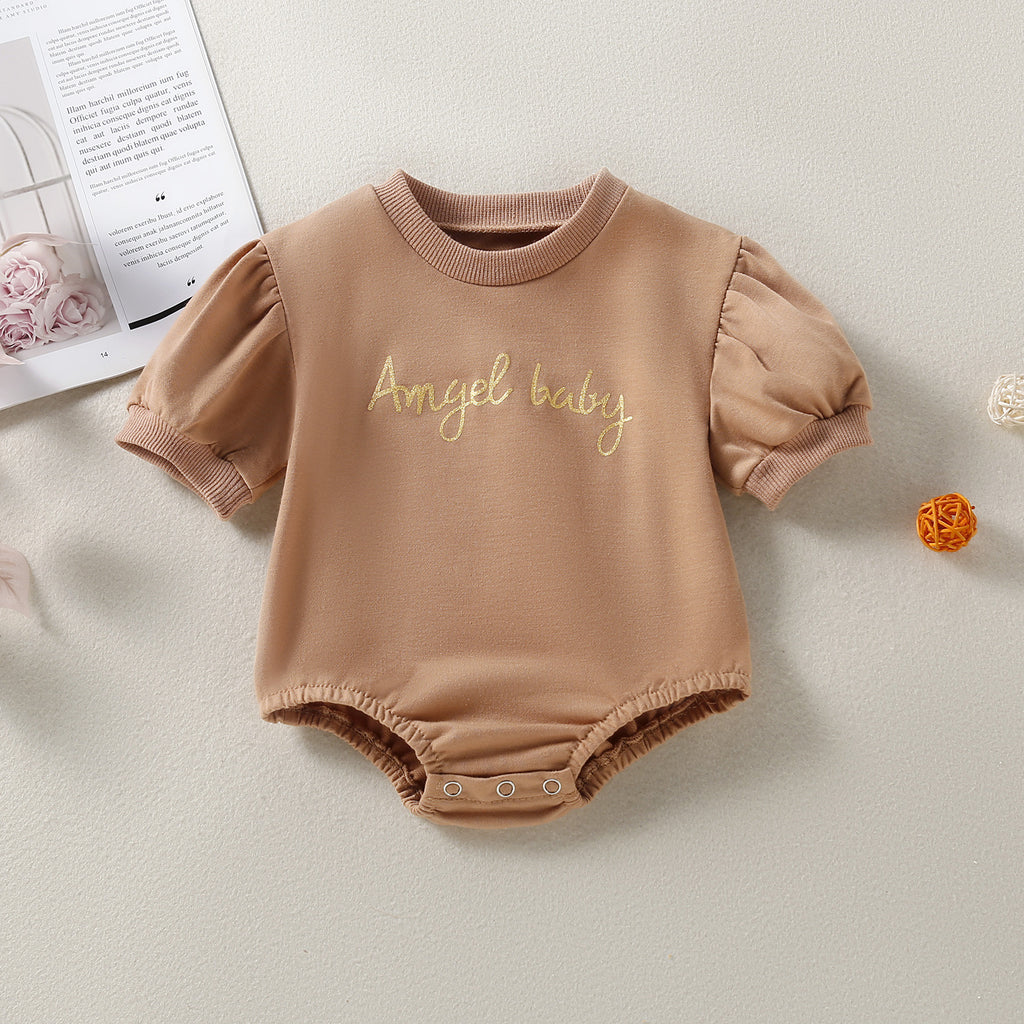 Body Triangulaire Bébé — Manches Courtes Coton — porté unisexe