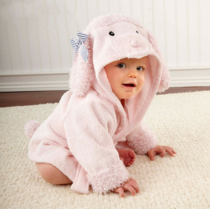 Cape de Bain Bébé Animaux Rigolos Serviette Douce Capuche - photo 9