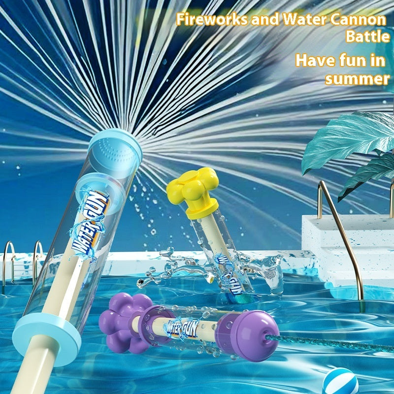Pistolet à Eau Feu d'Artifice Enfant — Jouet Aquatique Été Multi-Jets Coloré