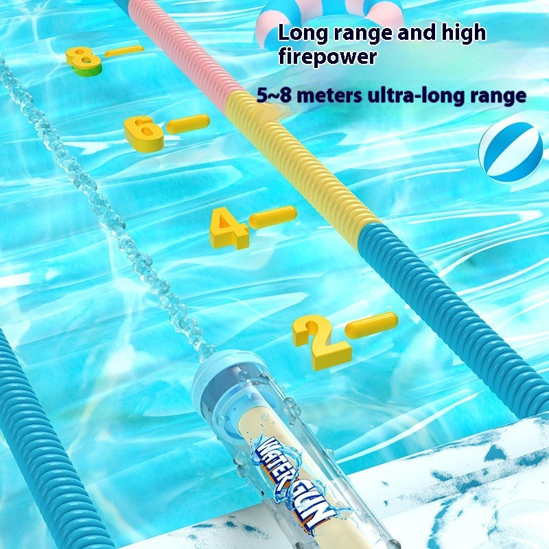 Pistolet à Eau Feu d'Artifice Enfant — Jouet Aquatique Été Multi-Jets Coloré