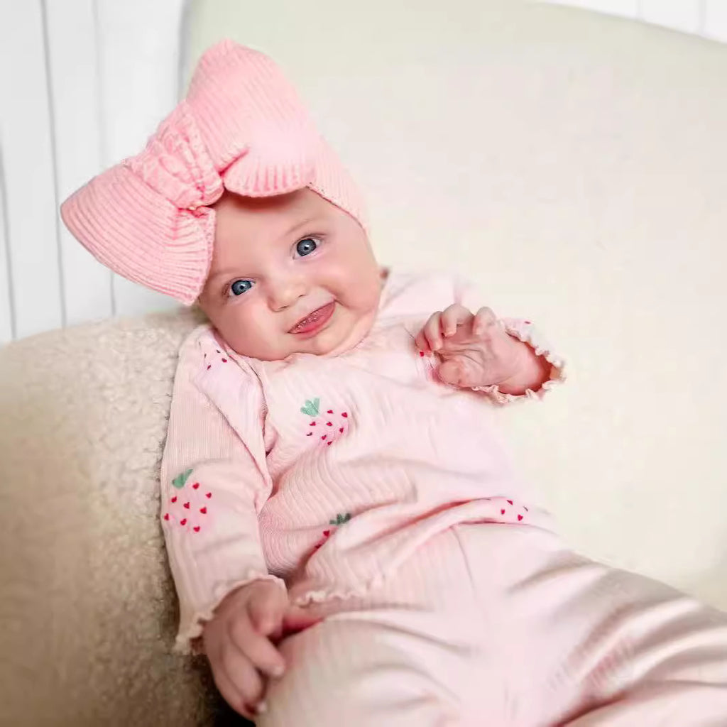 Ensemble 3 Pièces Bébé Imprimé — Tenue Adorable — vue principale