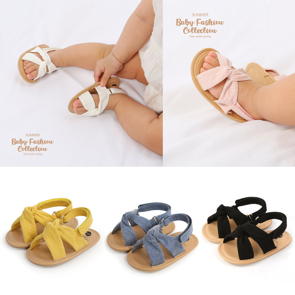 Sandales Croisées Bébé — Printemps & Été Confortables — vue côté gauche